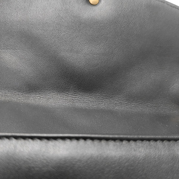 GG Marmont Medium Quilted Calfskin Black