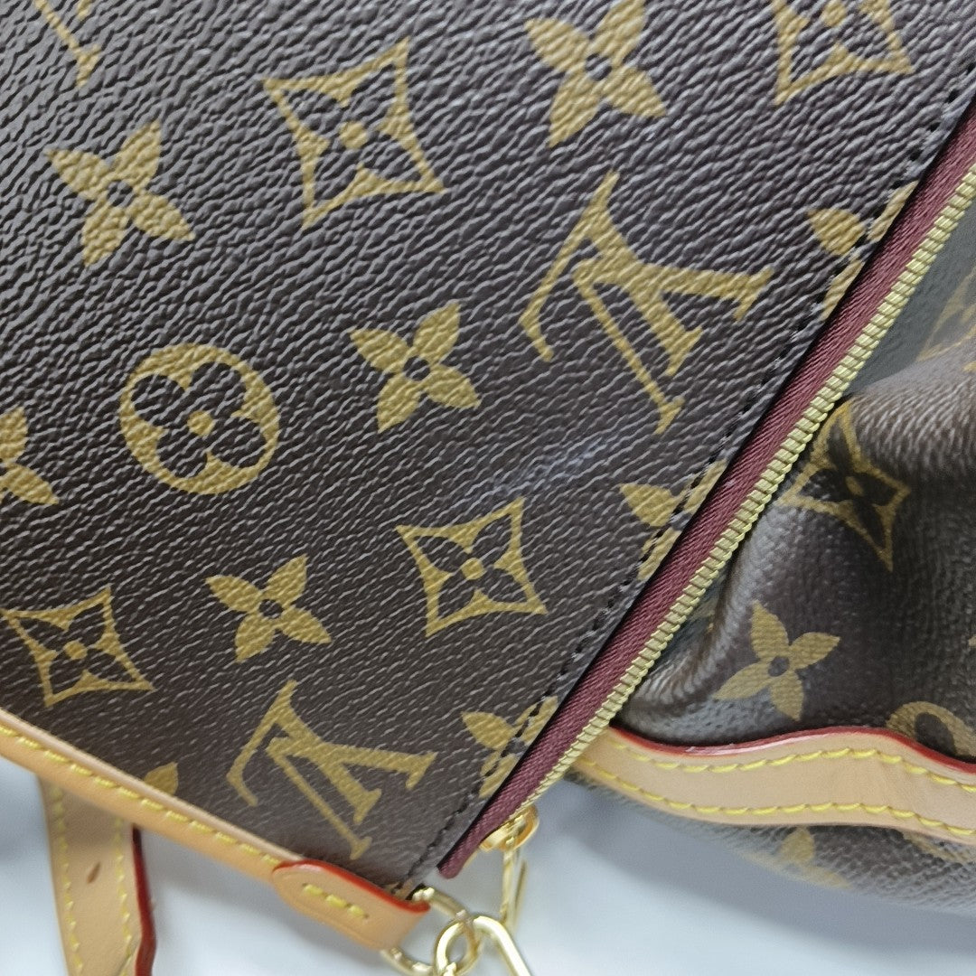 CARRYALL PM Monogram Coated Canvas Brown