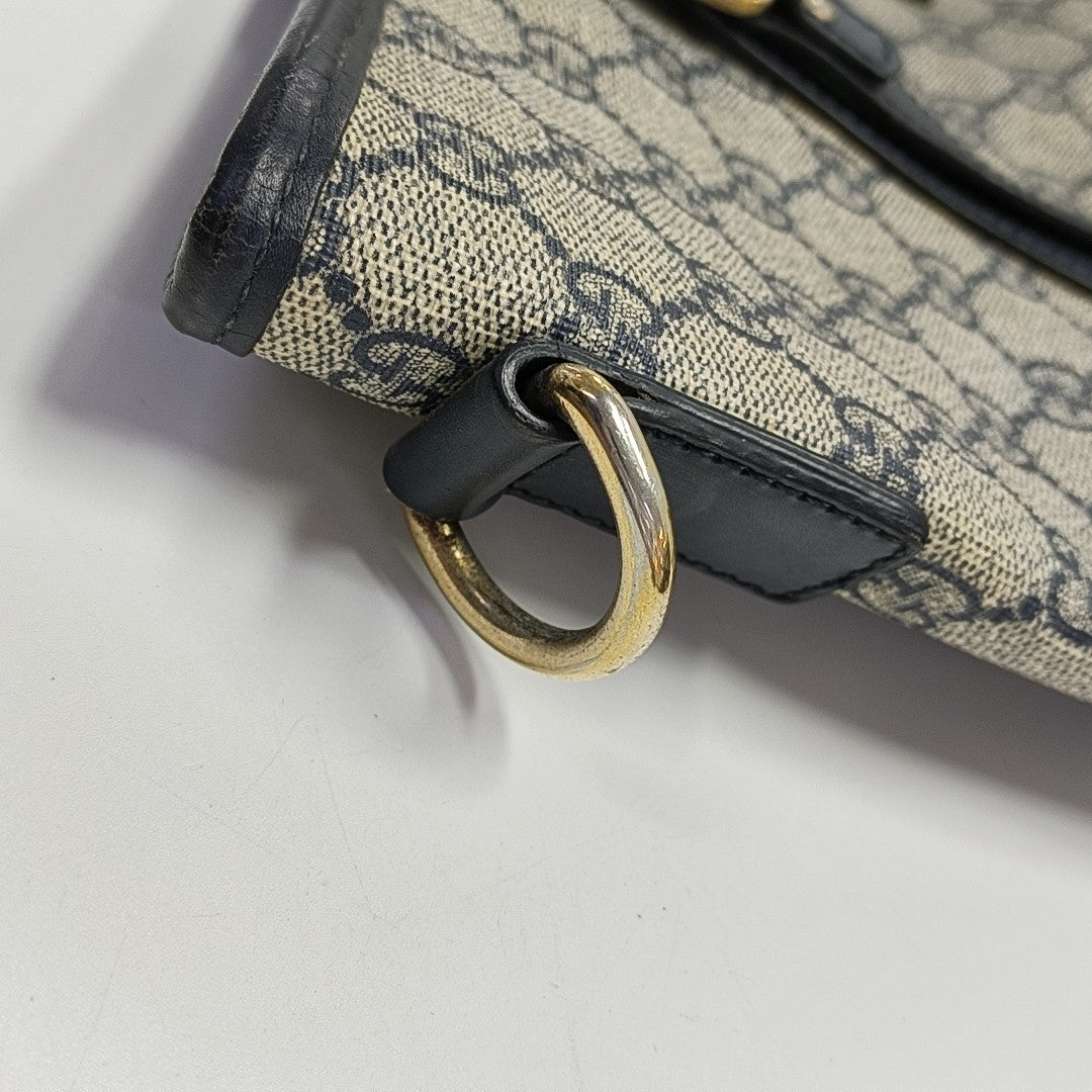 Monogram Coated Canvas Top Handle Bag Beige