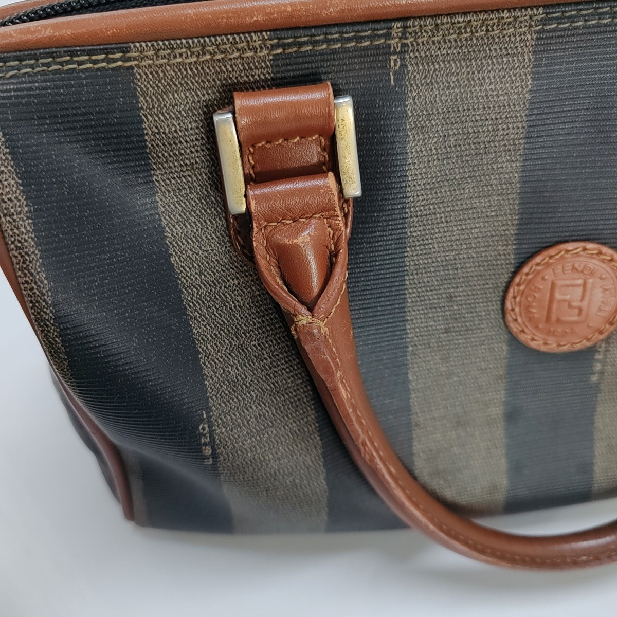 Pequin Coated Canvas Brown