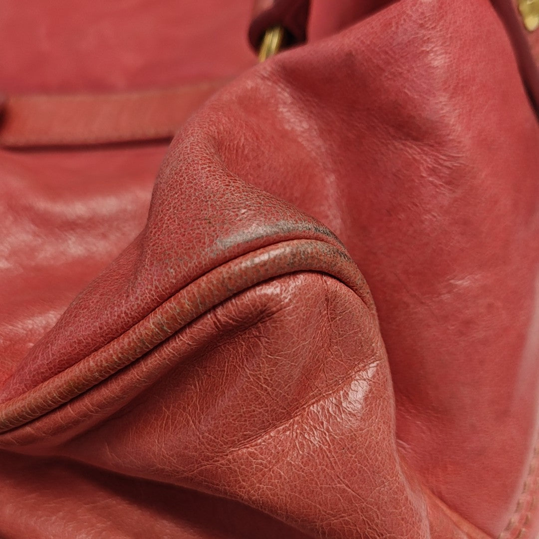 Bow Calfskin Red