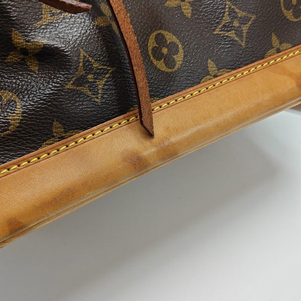 NOÉ BB Monogram Coated Canvas Brown