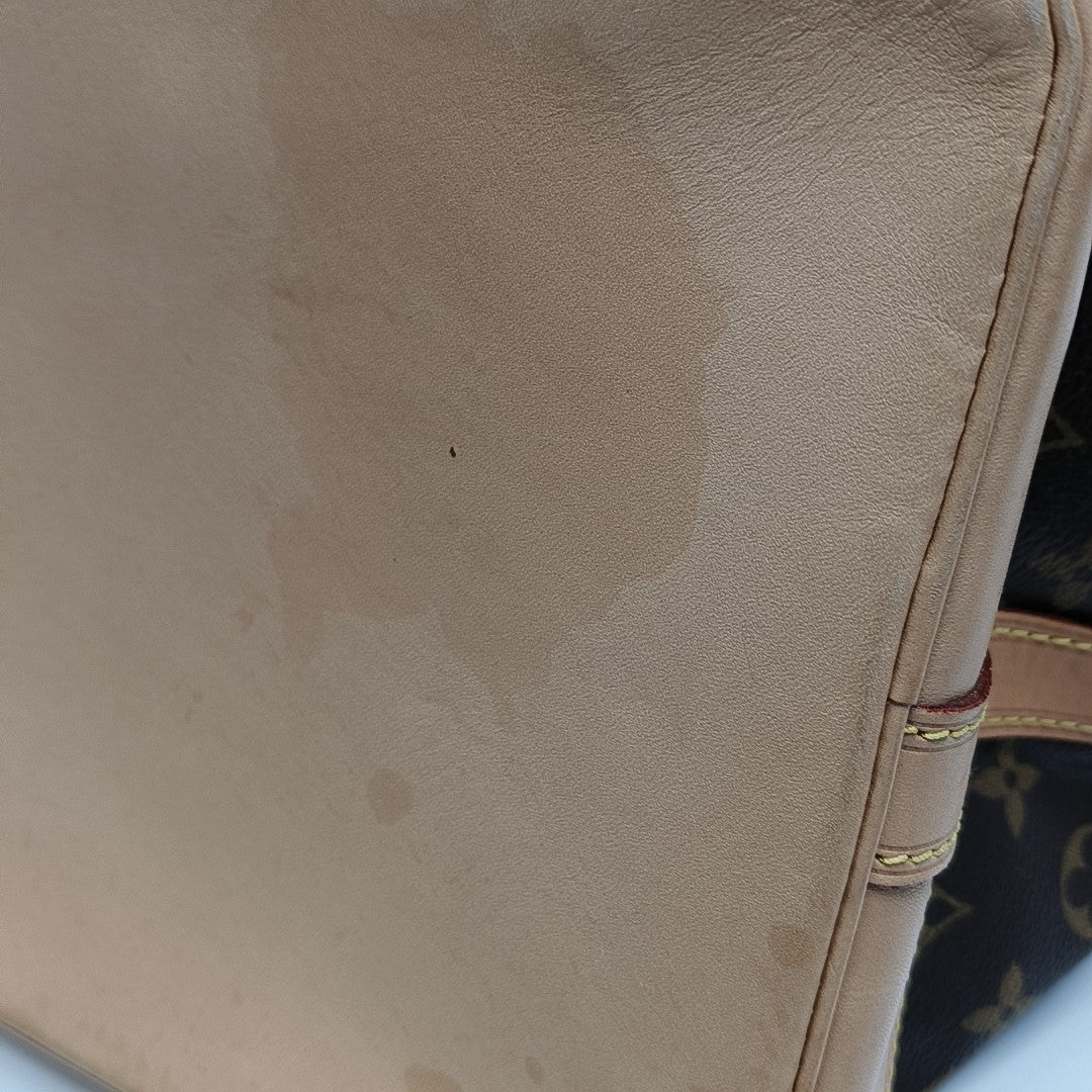 NOÉ GM Monogram Coated Canvas Brown