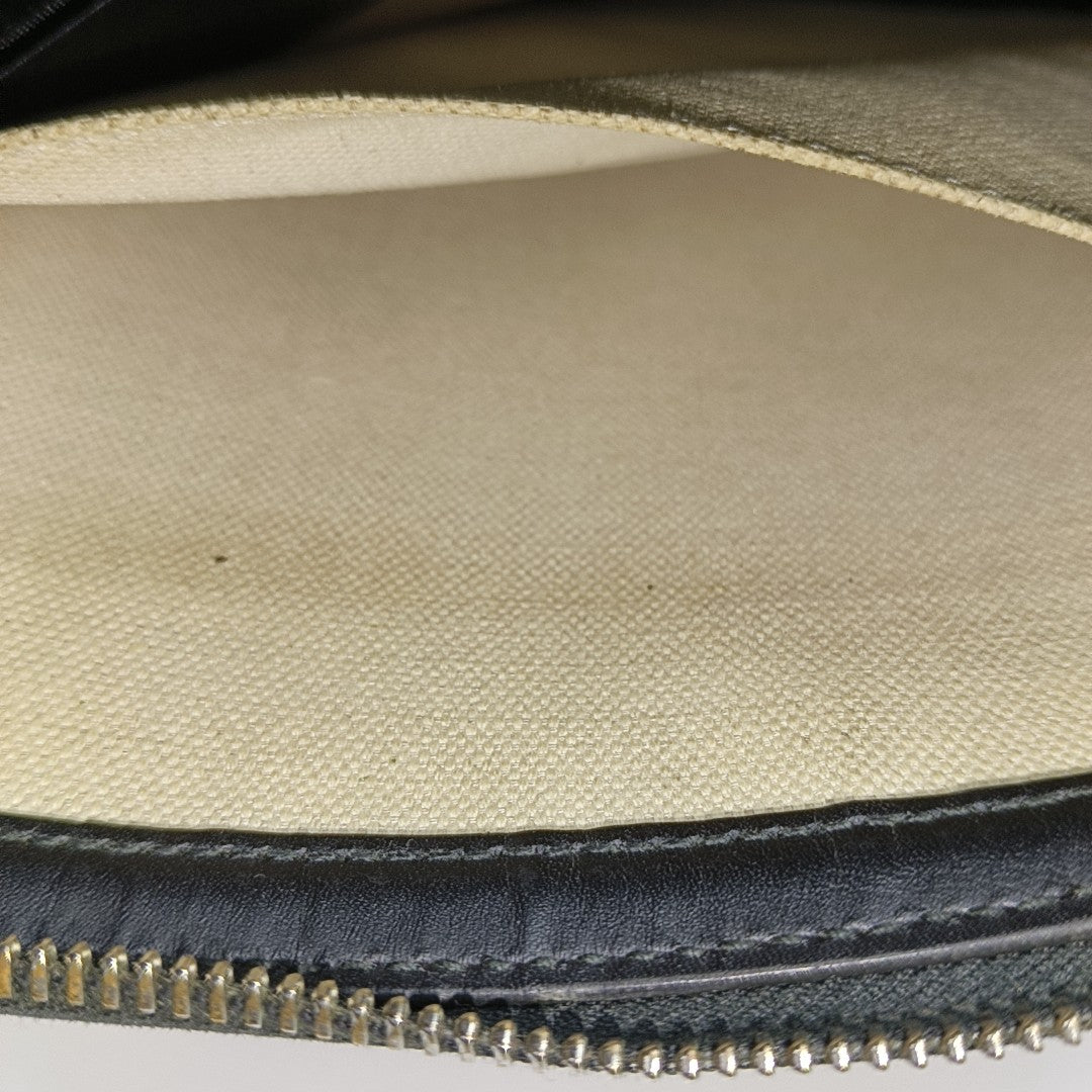 GG Supreme Monogram Coated Canvas Black