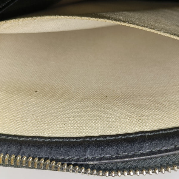 GG Supreme Monogram Coated Canvas Black