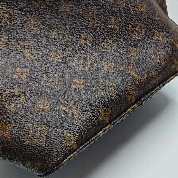 ALL IN GM Monogram Coated Canvas Brown