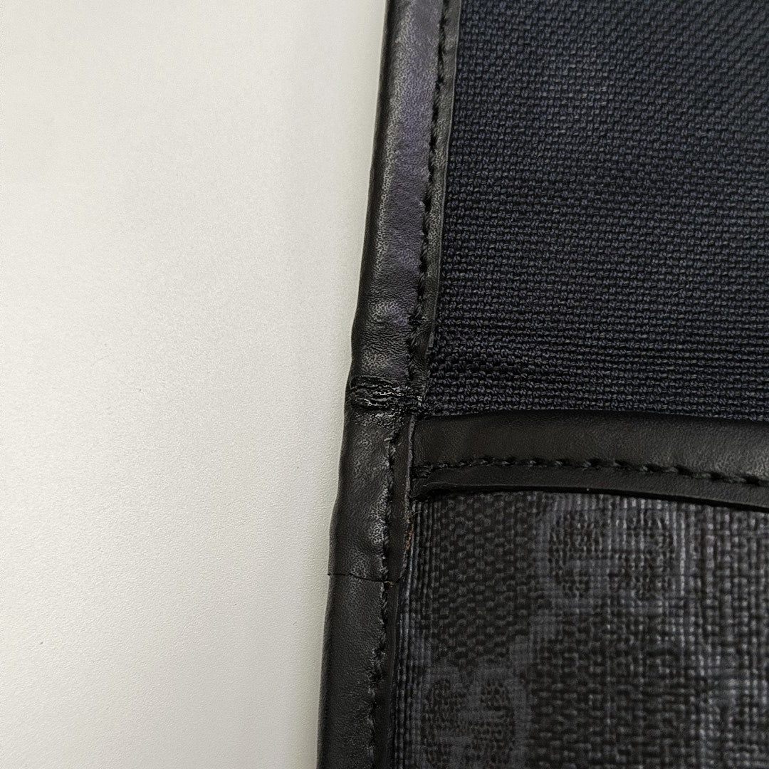 Monogram Coated Canvas Shoulder Bag Gray