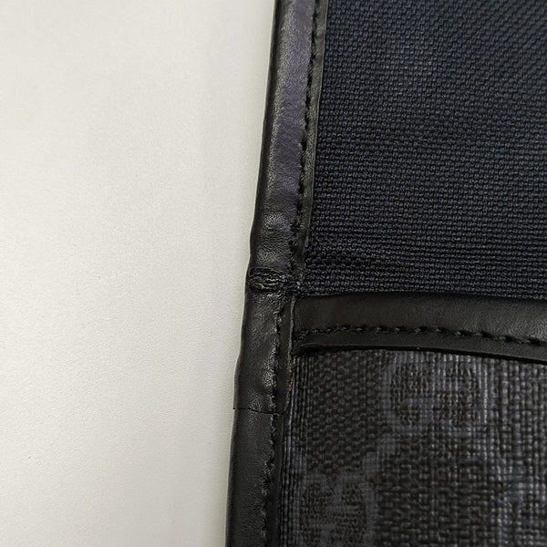Monogram Coated Canvas Shoulder Bag Gray