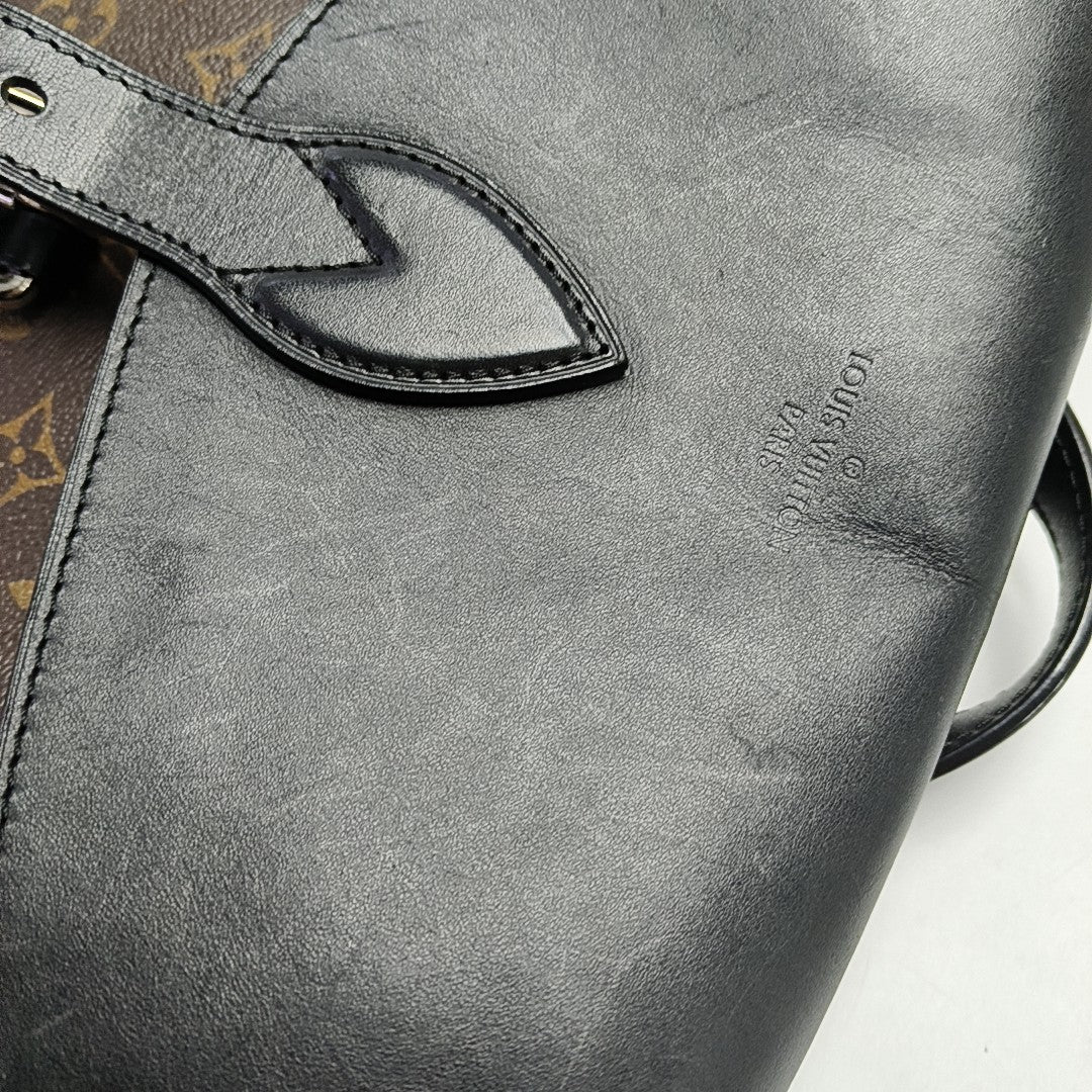 PALK Monogram Coated Canvas Brown