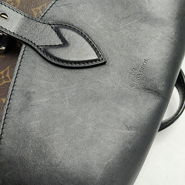PALK Monogram Coated Canvas Brown
