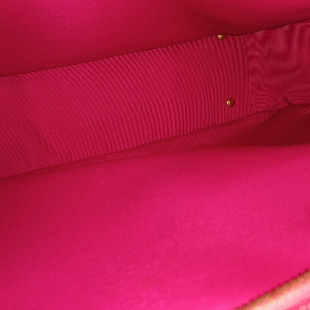 Calfskin Shoulder Bag Red