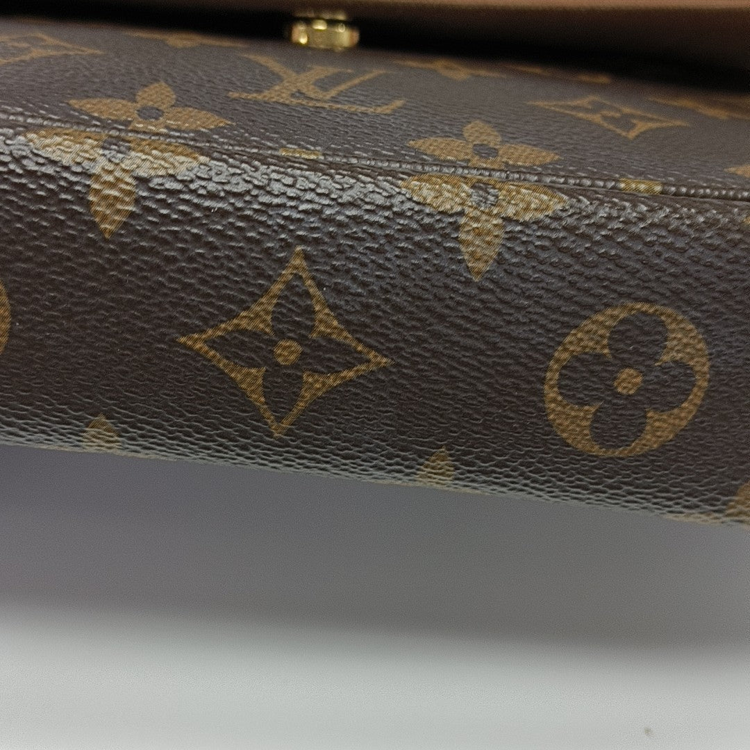 IVY Monogram Coated Canvas Brown