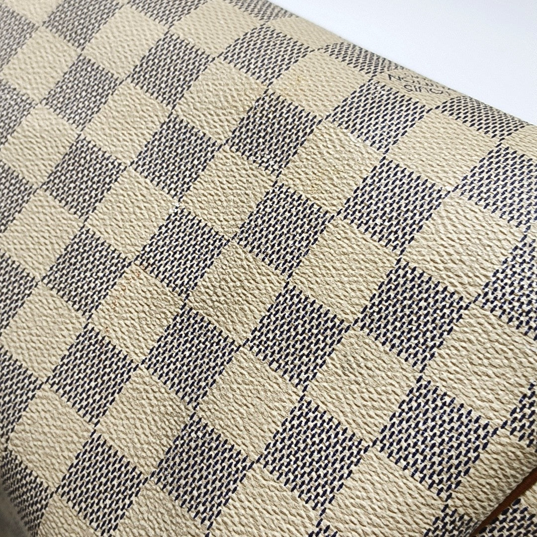 SPEEDY 30 Monogram Coated Canvas White