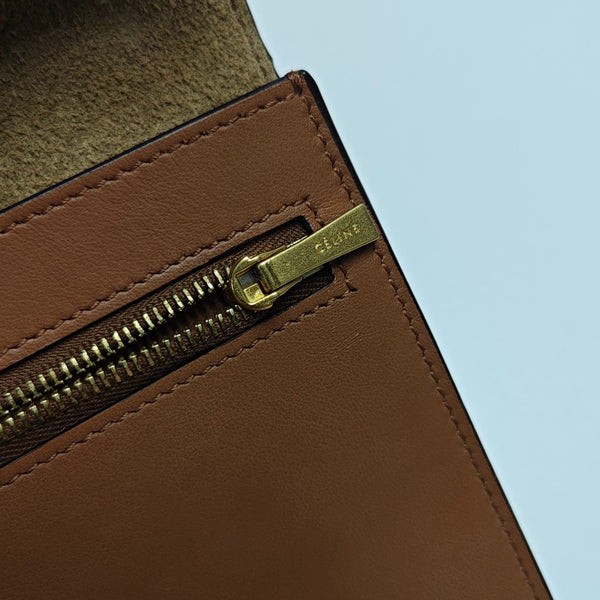 STRAP Large Calfskin Brown Wallet