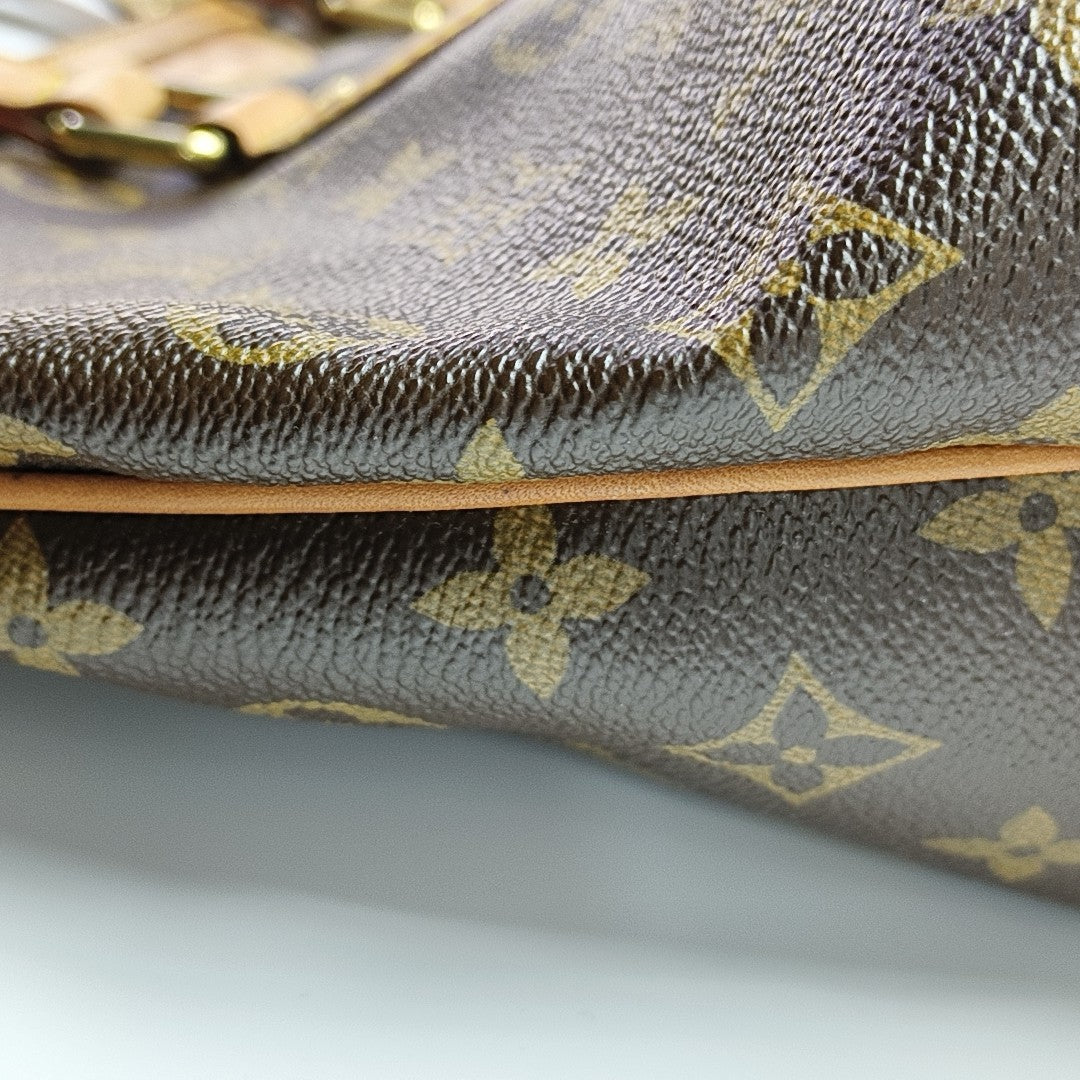 PALERMO PM Monogram Coated Canvas Brown