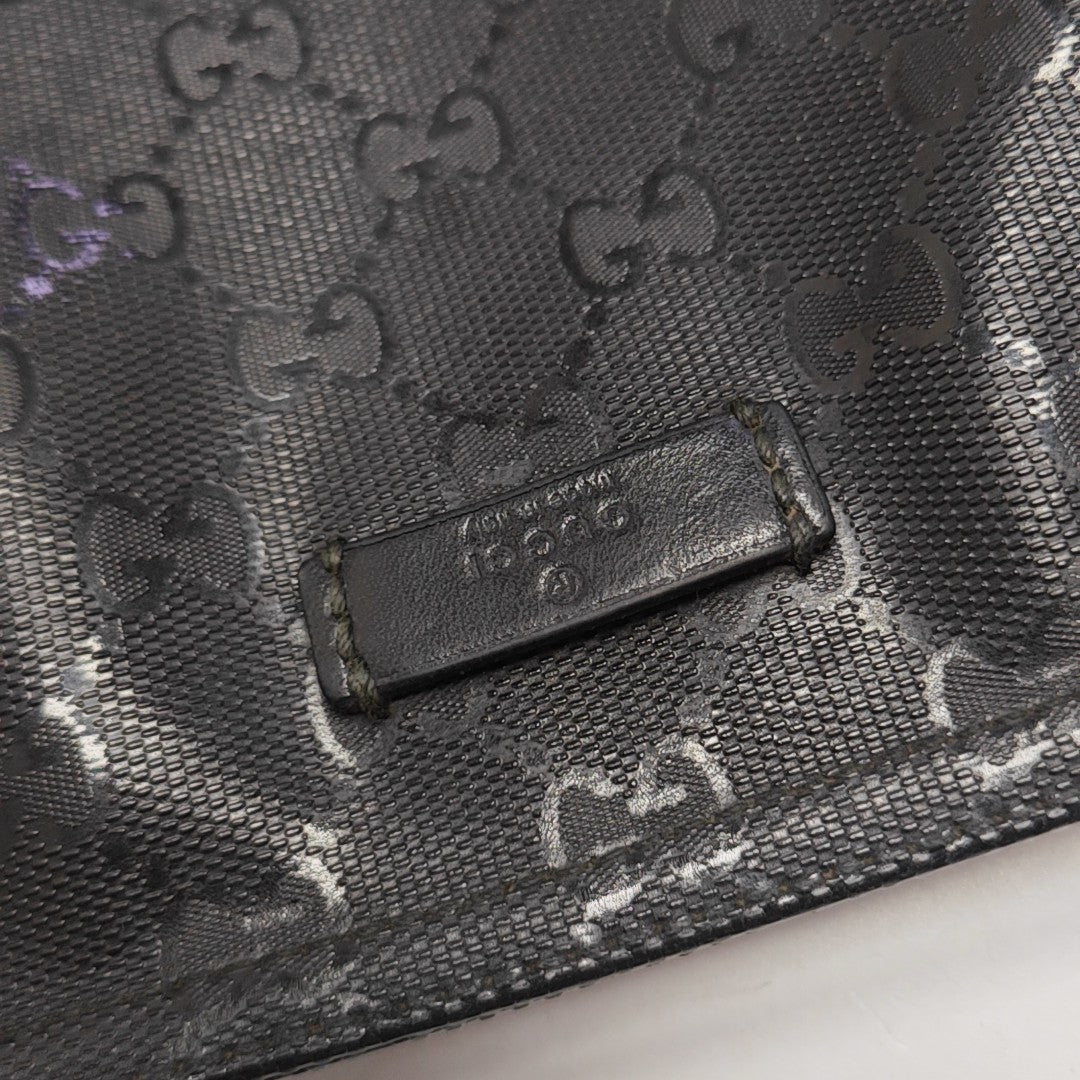 GG Imprime Monogram Coated Canvas Black