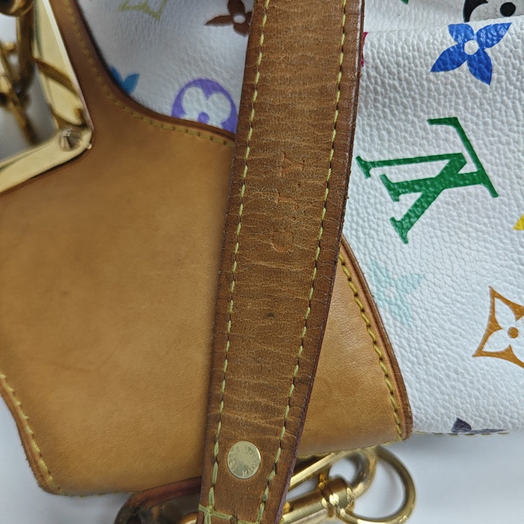 LV × TM JUDY MM Monogram Coated Canvas White