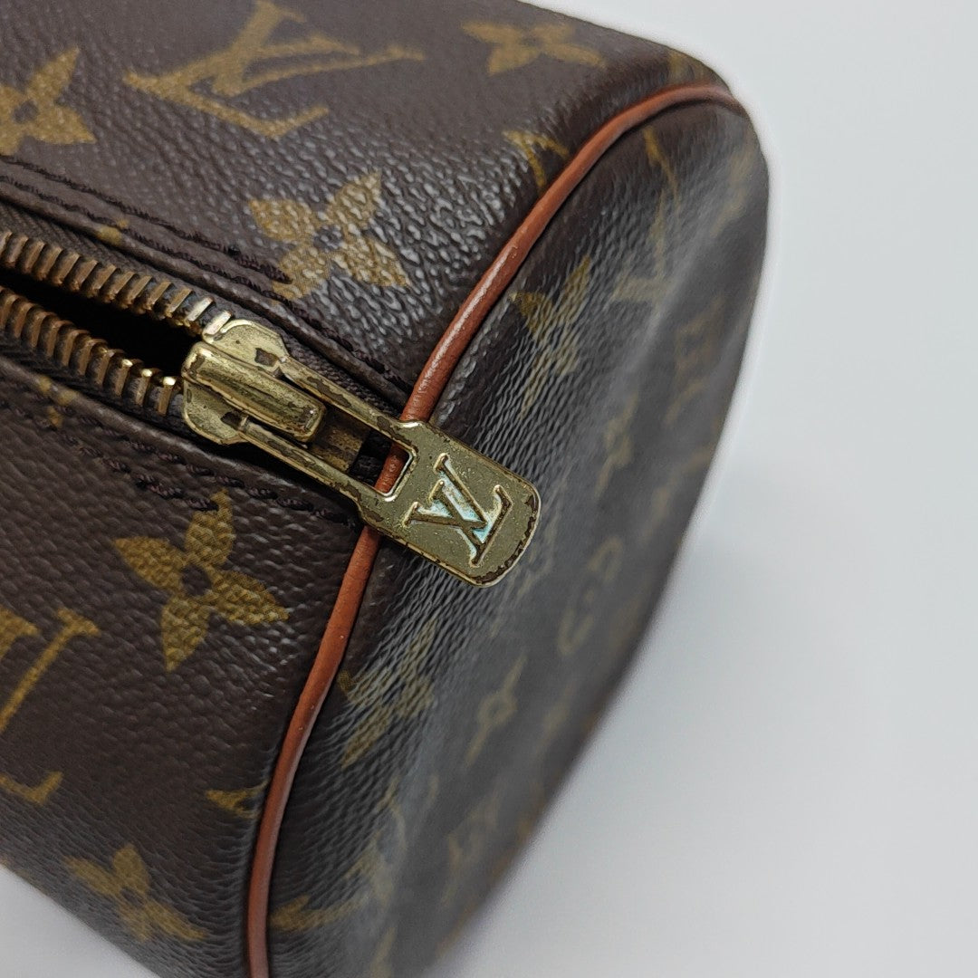 PAPILLON 30 Monogram Coated Canvas Brown
