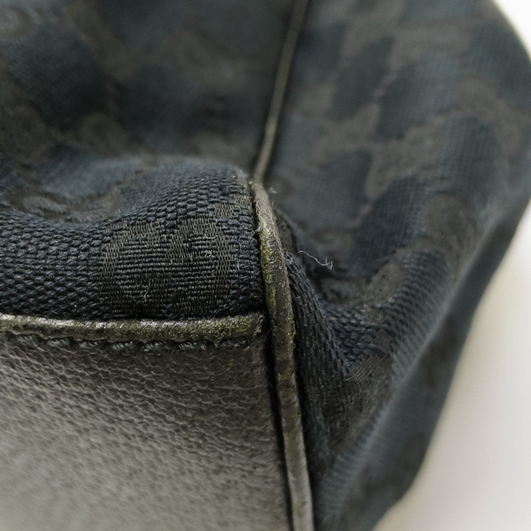 Monogram Canvas Top Handle Bag Black