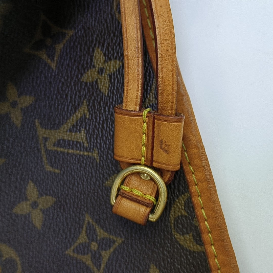 NEVERFULL GM Monogram Coated Canvas Brown