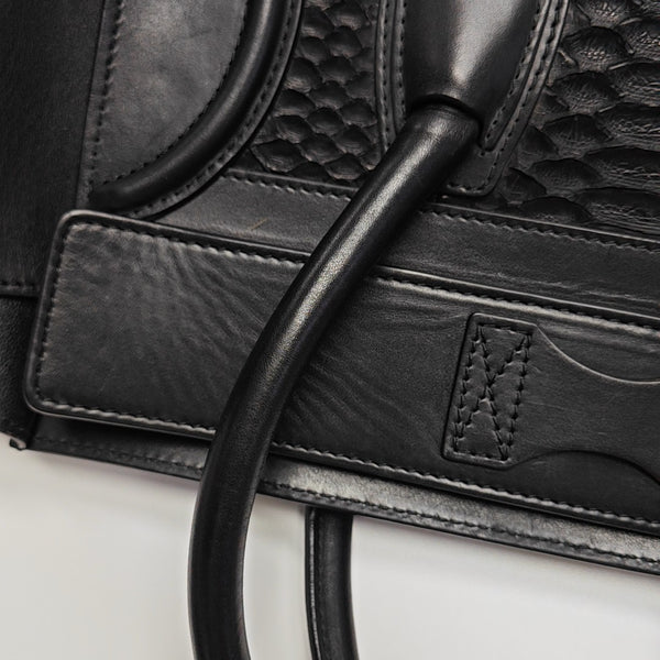 LUGGAGE Mini Python Black
