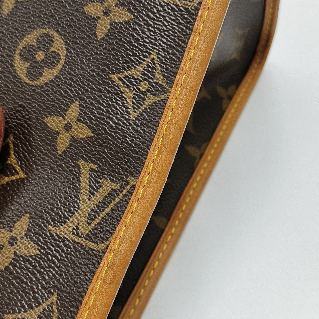 POPINCOURT Monogram Coated Canvas Brown