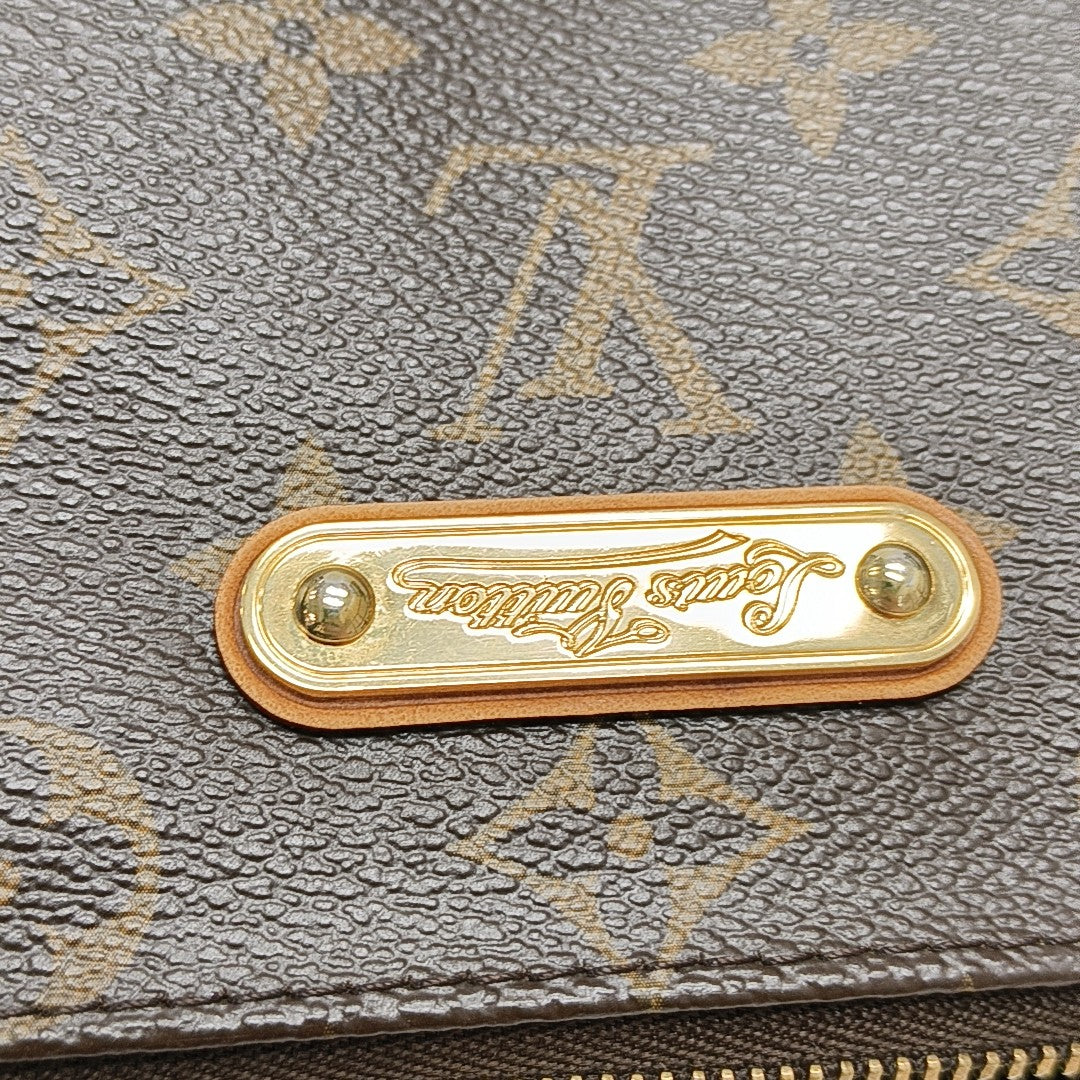EVA Monogram Coated Canvas Brown