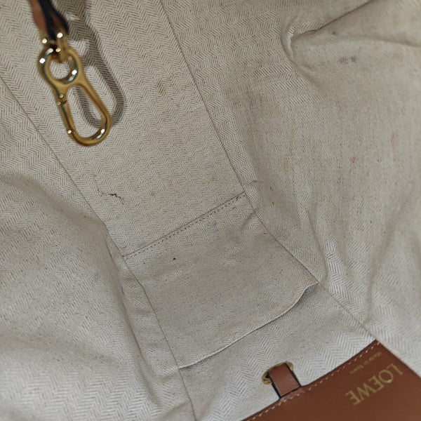 Hammock Small Monogram Calfskin Brown