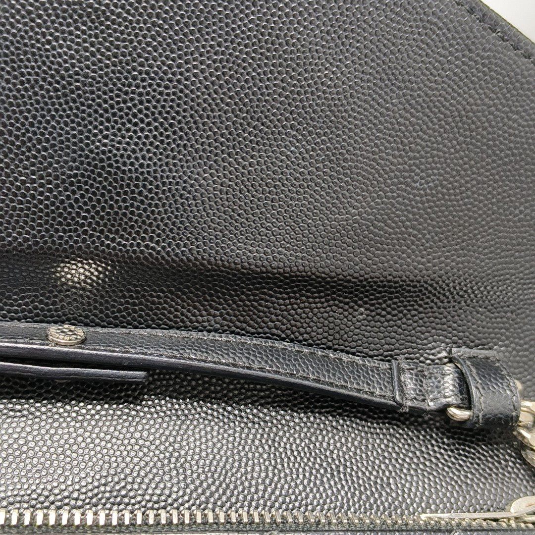 MONOGRAM Medium Chevron Calfskin Black