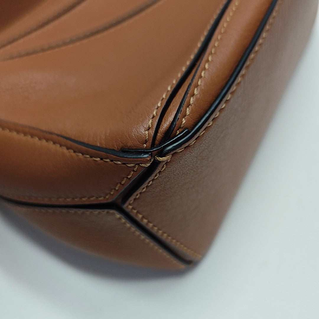Puzzle Mini Calfskin Brown