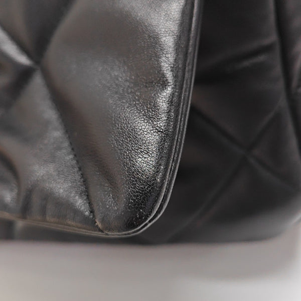 CHANEL 19 Small Quilted Lambskin Black