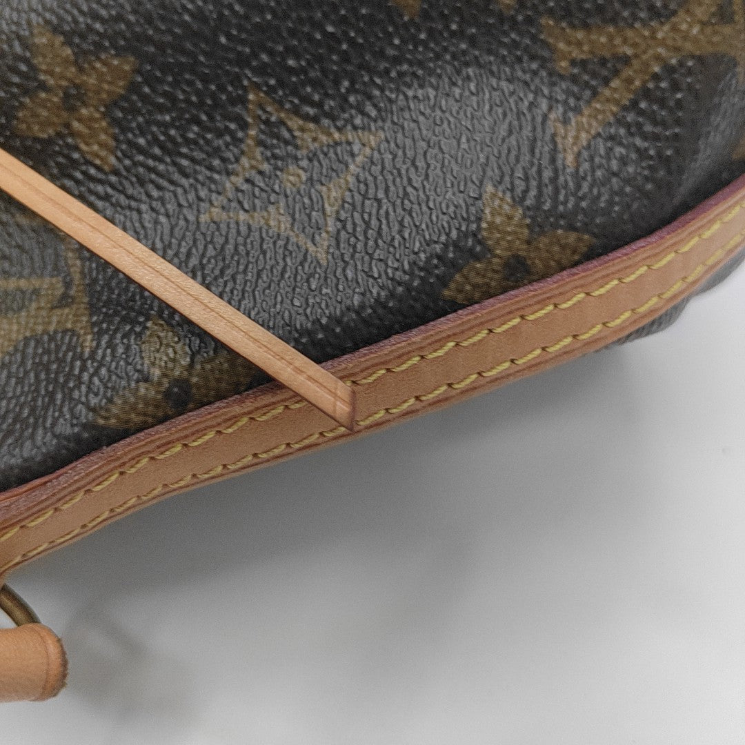 NÉONOÉ Nano Monogram Coated Canvas Brown