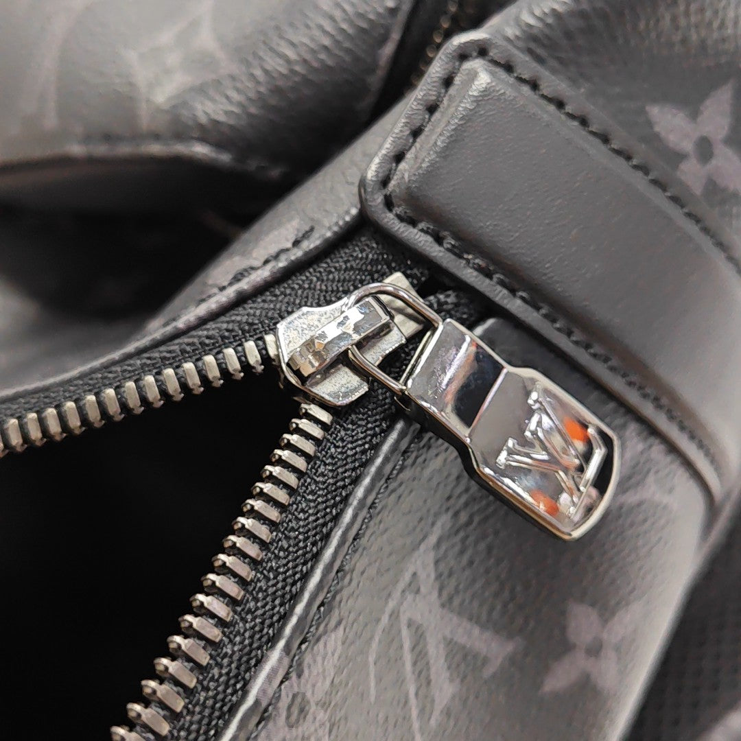 DISCOVERY PM Monogram Coated Canvas Black