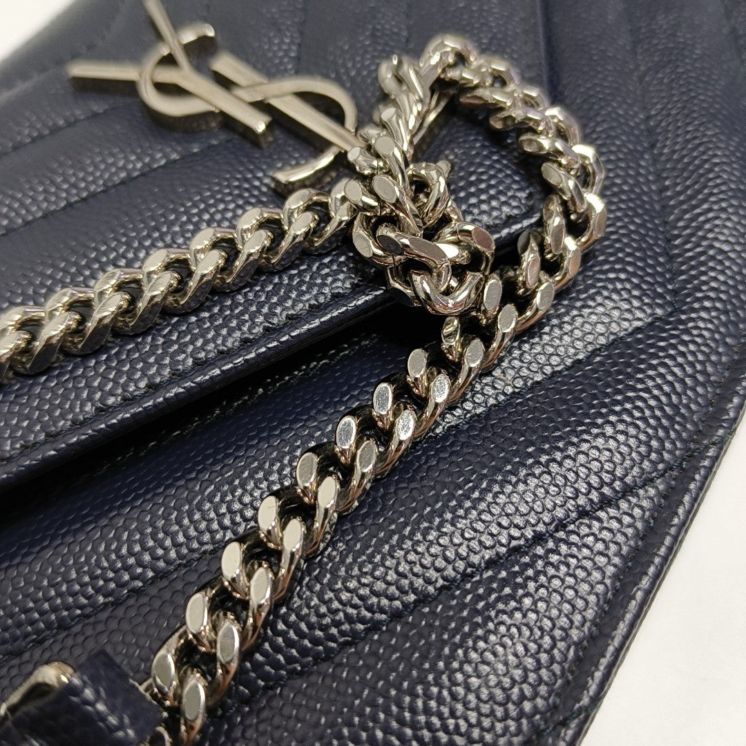MONOGRAM WOC Quilted Calfskin Blue