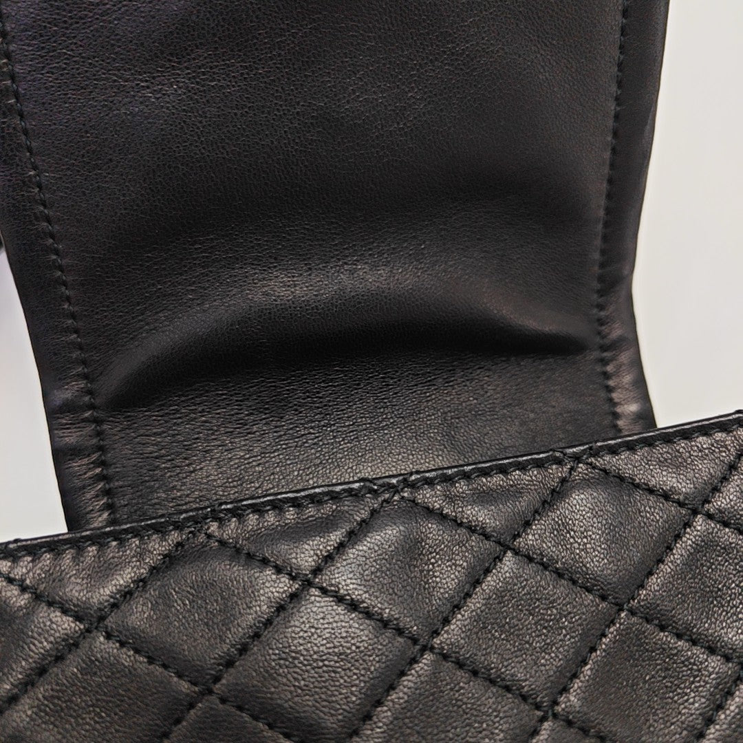 NOLITA Mini Quilted Lambskin Black