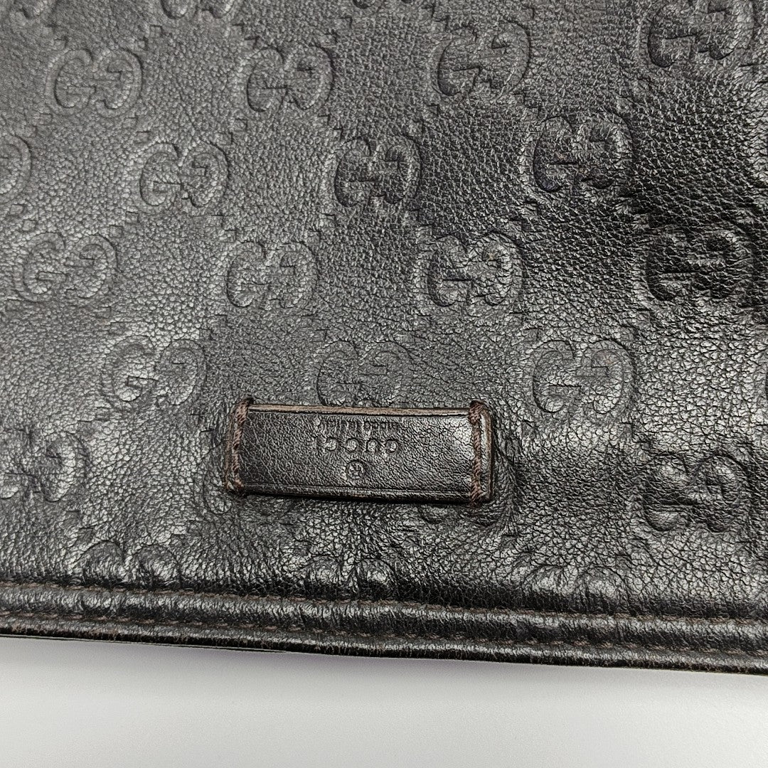 GG Imprime Monogram Calfskin Black