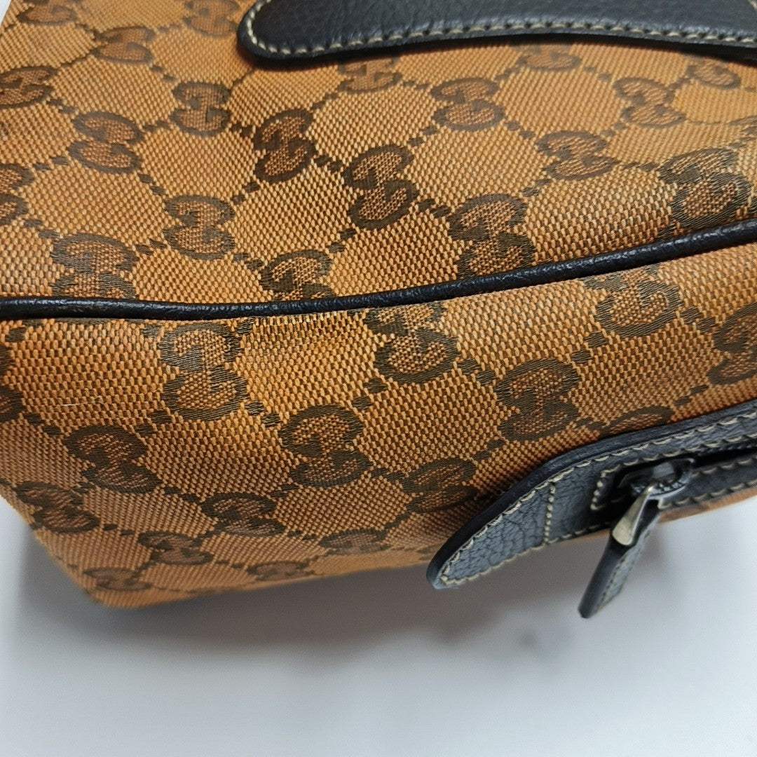 Monogram Canvas Top Handle Bag Orange