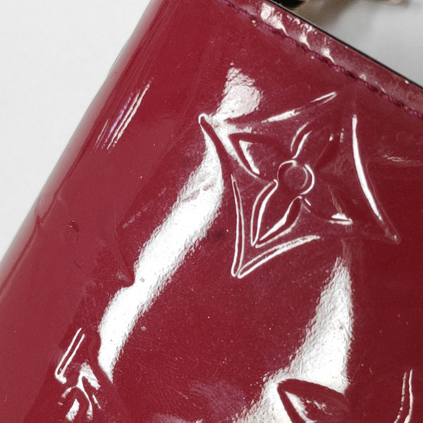 SARAH Monogram Patent Leather Red