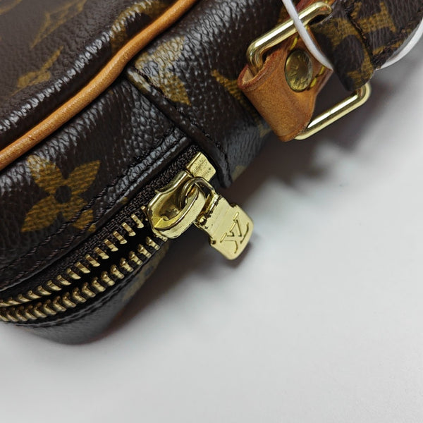 DANUBE Monogram Coated Canvas Brown