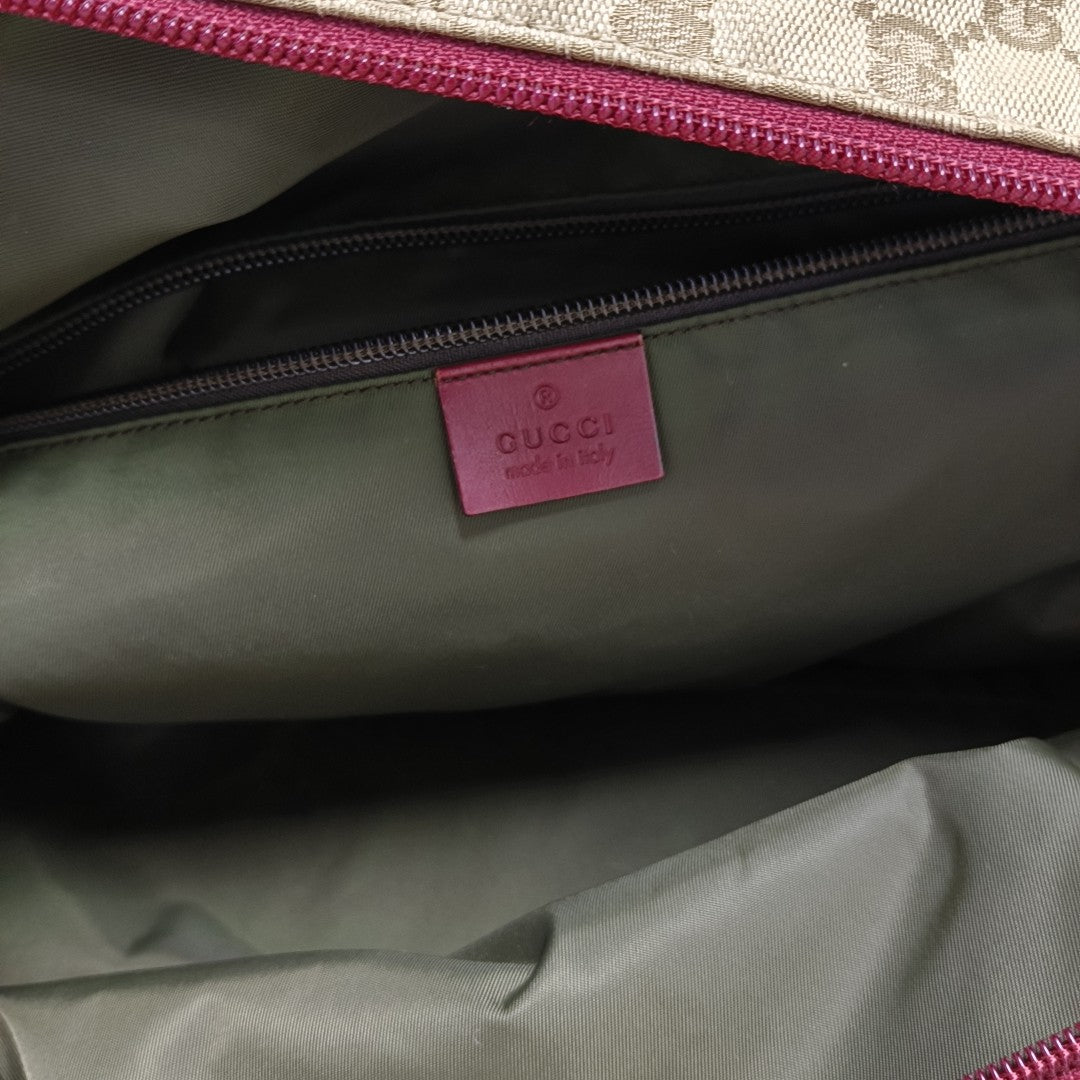 Monogram Canvas Tote Bag Beige