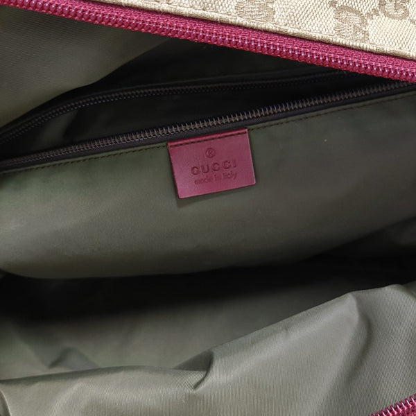 Monogram Canvas Tote Bag Beige