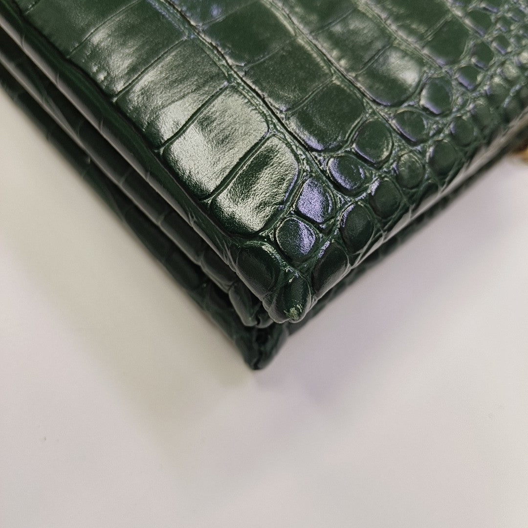 TRIPLET Calfskin Green