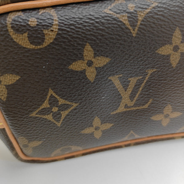NÉONOÉ Nano Monogram Coated Canvas Brown