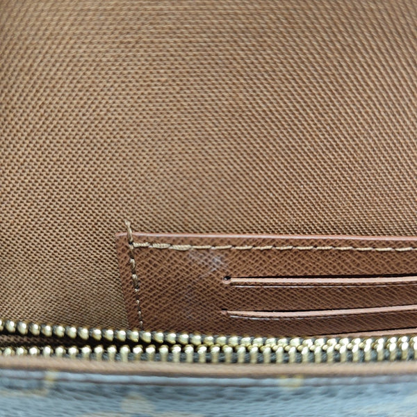 IVY Monogram Coated Canvas Brown