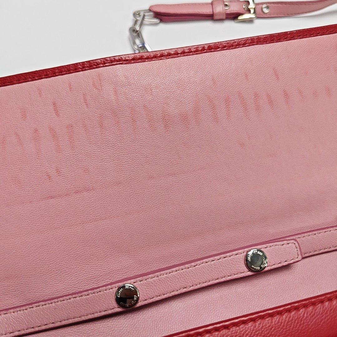 Quilted Lambskin Red