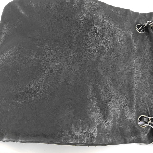 Quilted Calfskin Shoulder Bag Black
