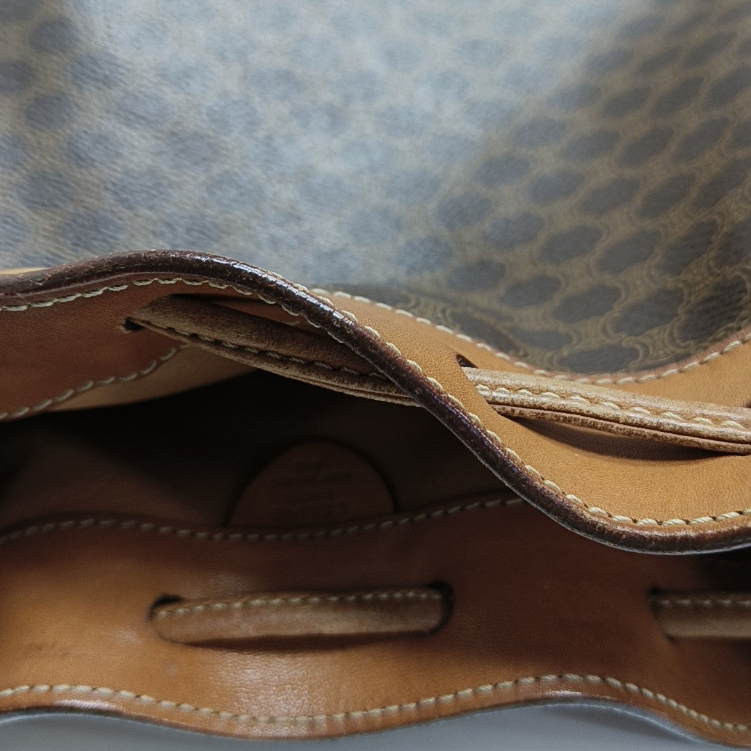 MACADAM BUCKET Coated Canvas Brown