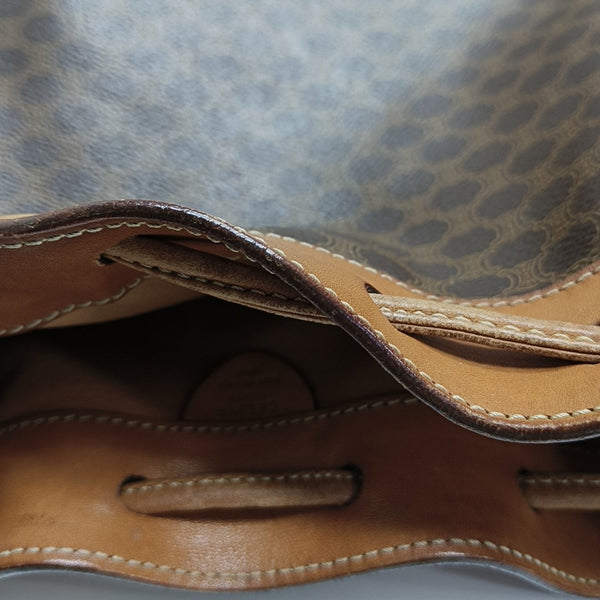 MACADAM BUCKET Coated Canvas Brown