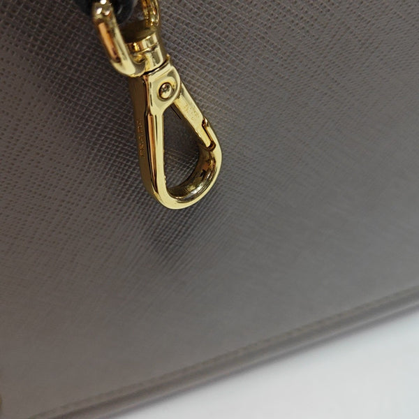 Esplanade Saffiano Calfskin Gray