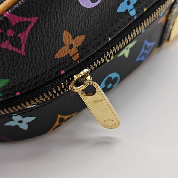 LV × TM DEAUVILLE Monogram Coated Canvas Black